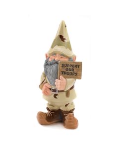 SUPPORT OUR TROOPS GNOME